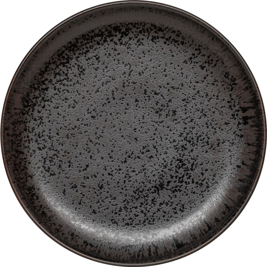 FiveStars Porzellanserie „Ebony" Teller flach rund Ø20,2cm