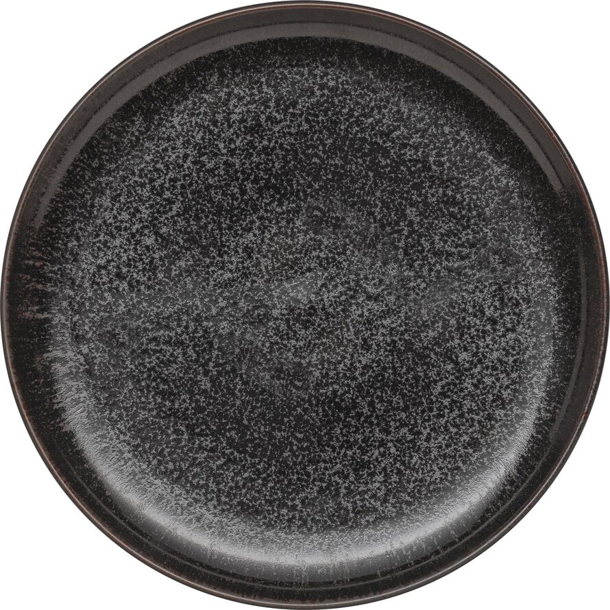 FiveStars Porzellanserie „Ebony" Teller flach rund Ø26,5cm