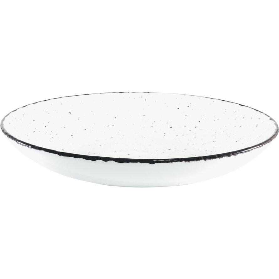 Porzellanserie "Granja" weiß Teller tief Coup-Form, 26 cm