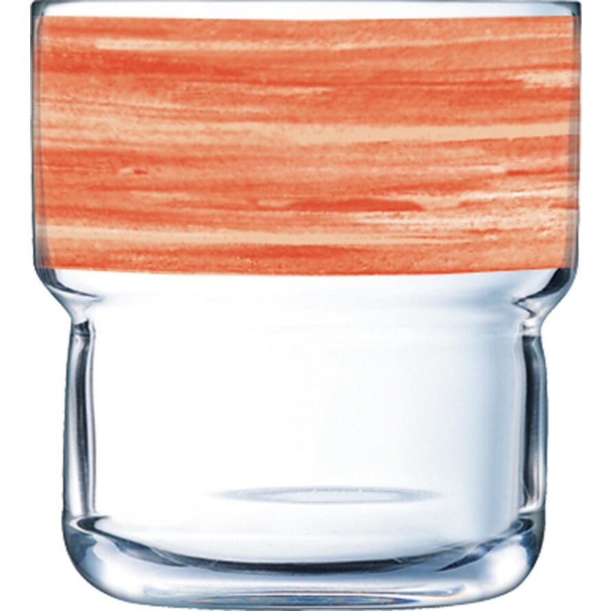 Glasserie "Brush" Orange 220ml