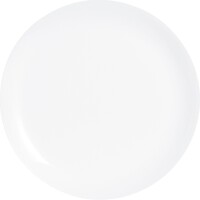 Hartglasgeschirr "Evolution" weiß Teller Coup flach Ø27 cm (1)