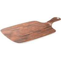 Porzellanserie "Wood Design" Alumina  Platte mit Griff 30x16 cm (1)