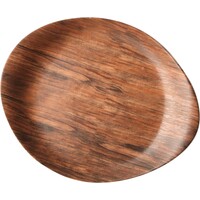 Porzellanserie "Wood Design" Alumina  Teller 26x21 cm (1)