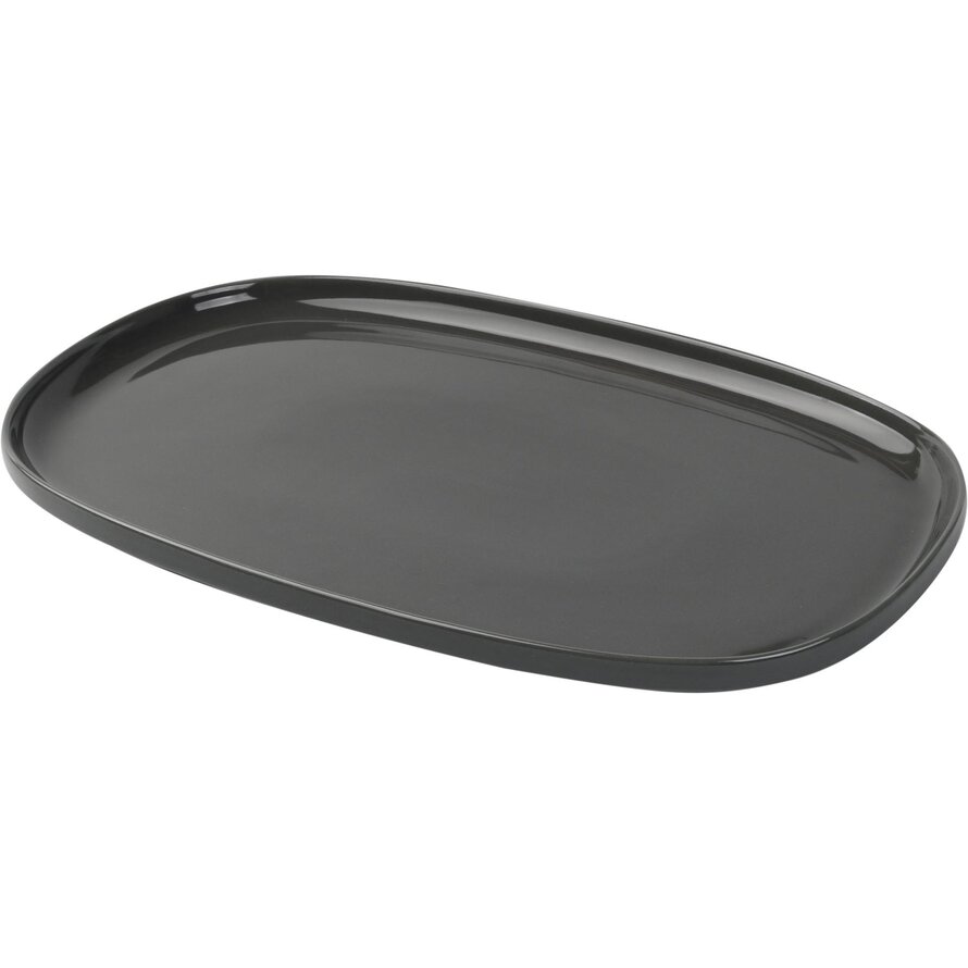 Porzellanserie "Skagen" High Alumina Platte 30,0x20,0 cm, grau