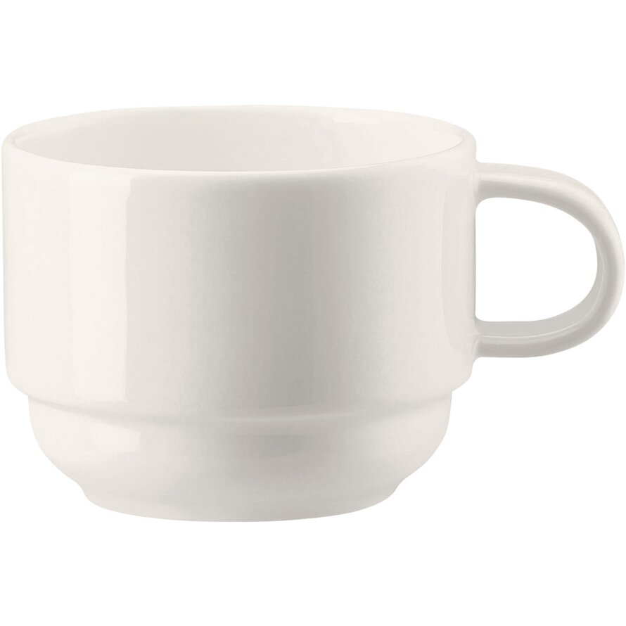 Porzellanserie Bone China "NEVE" Tasse obere Kaffee 0,18L