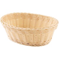 Korb oval 23x17x8cm beige (1)