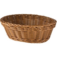 Korb oval 23x17x8cm braun (1)