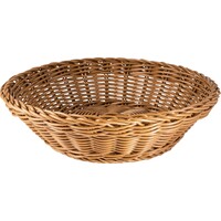 Korb rund 25x7cm braun (1)