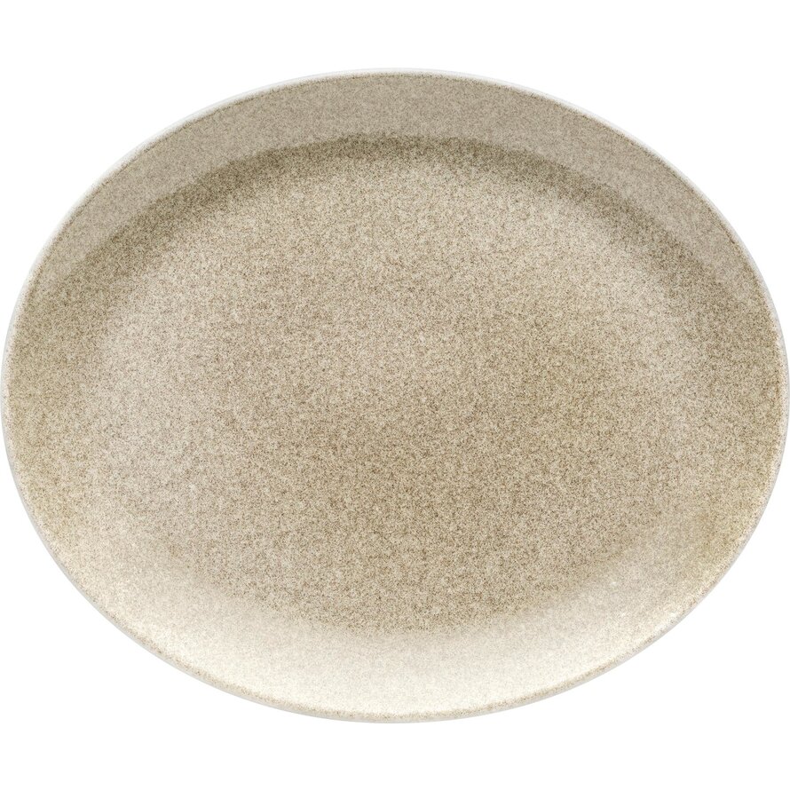 FiveStars Porzellanserie "Shine" Sahara Platte flach oval, 31x25,5cm