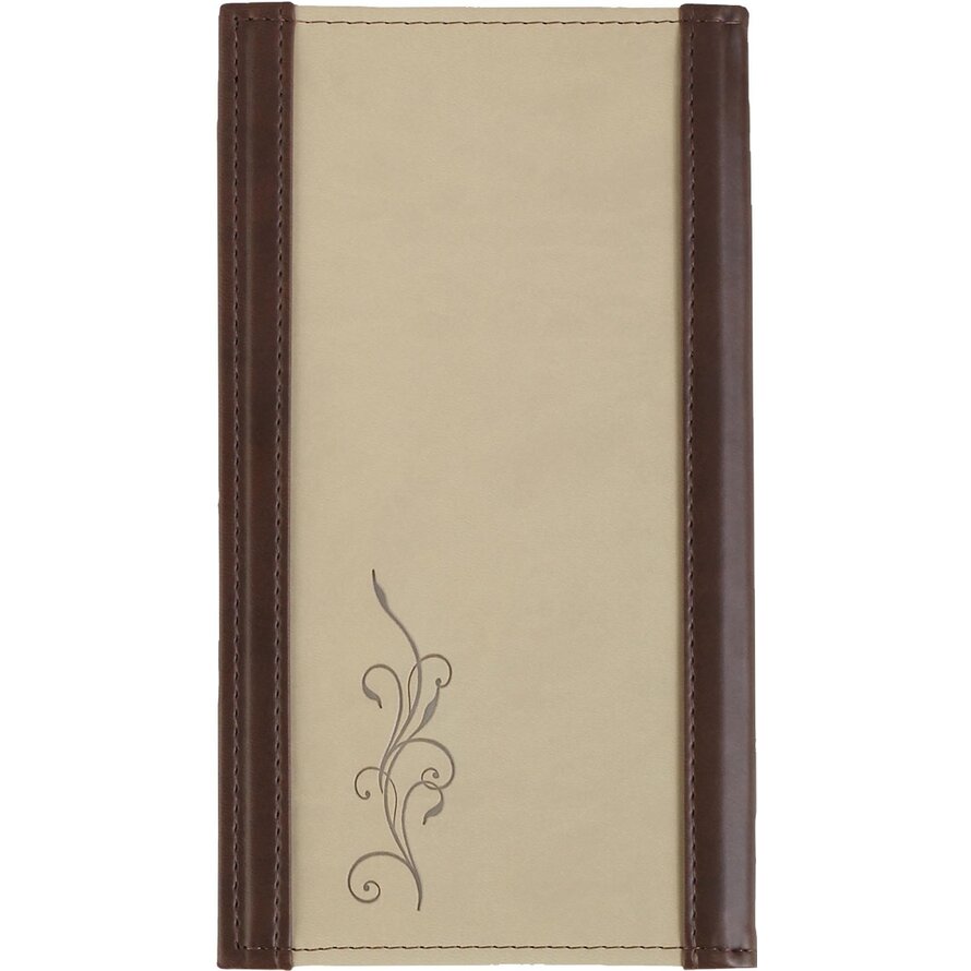 Rechnungsbelegmappe "Culinaria" espresso-beige