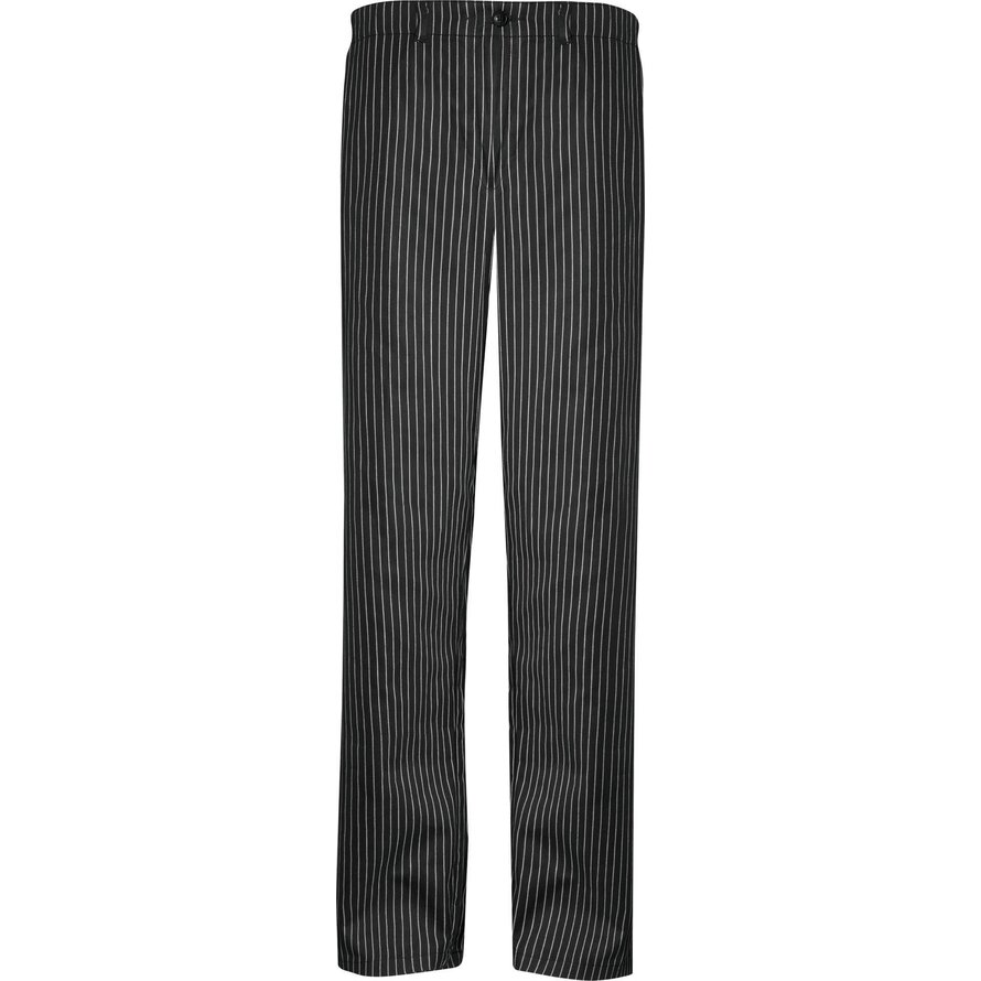 Herren-Hose "Regular-Fit" gestreift schwarz/ weiß Größe 40