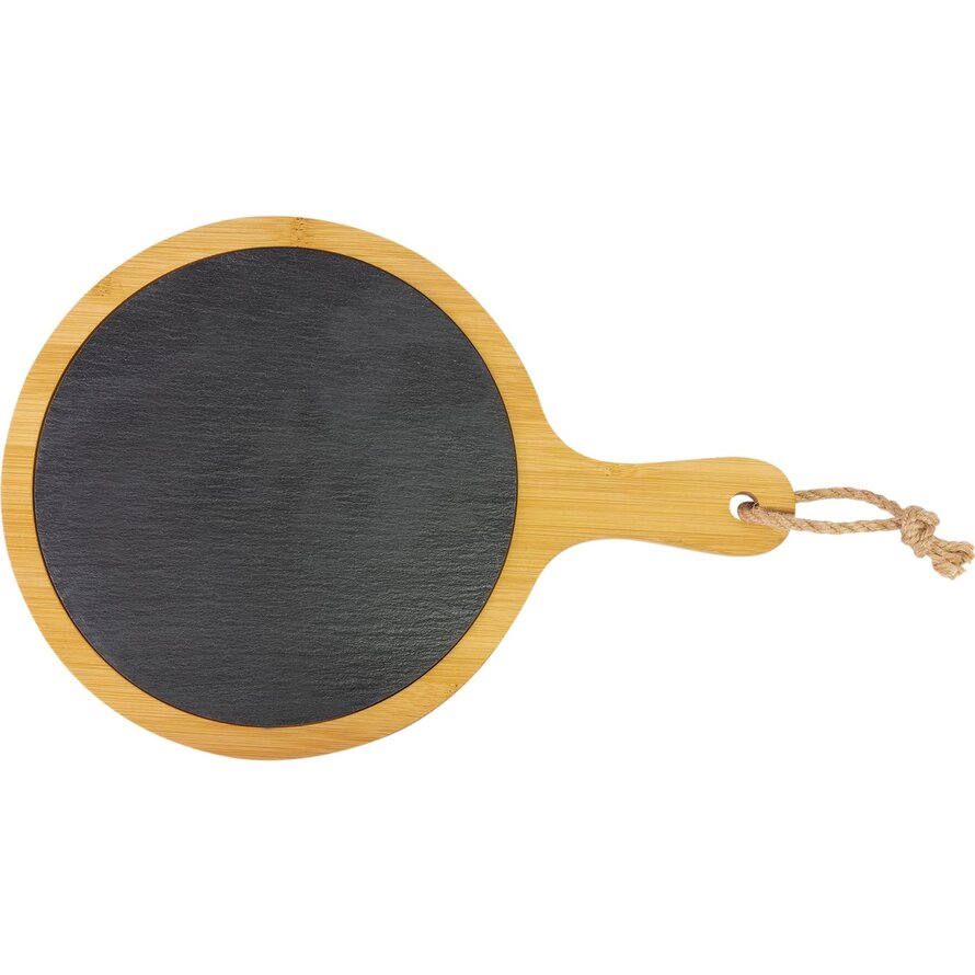 Serviertablett "Tapas+Friends" rund mit Griff