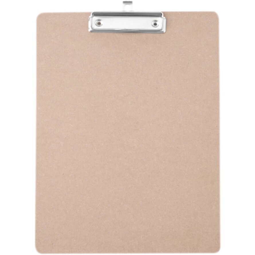 Klemmbrett MDF mit Metall-Klemmmechanismus 18,5x24,5 cm