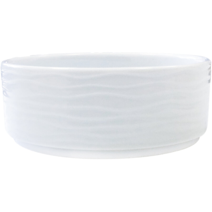 Hotelporzellan "Curved" Schüssel Ø12cm H:4,5cm stapelbar