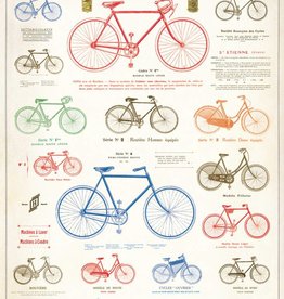 AFFICHE VINTAGE - Les Bicyclettes (50x70cm)