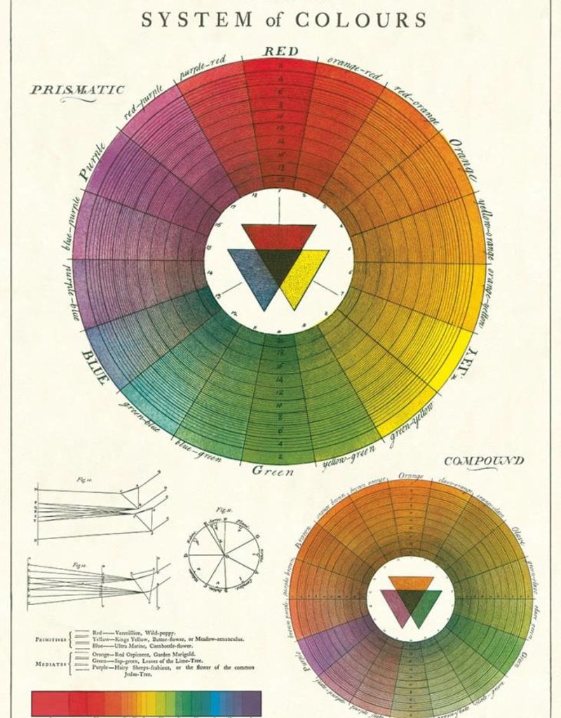 VINTAGE POSTER - Color Wheel (50x70cm)