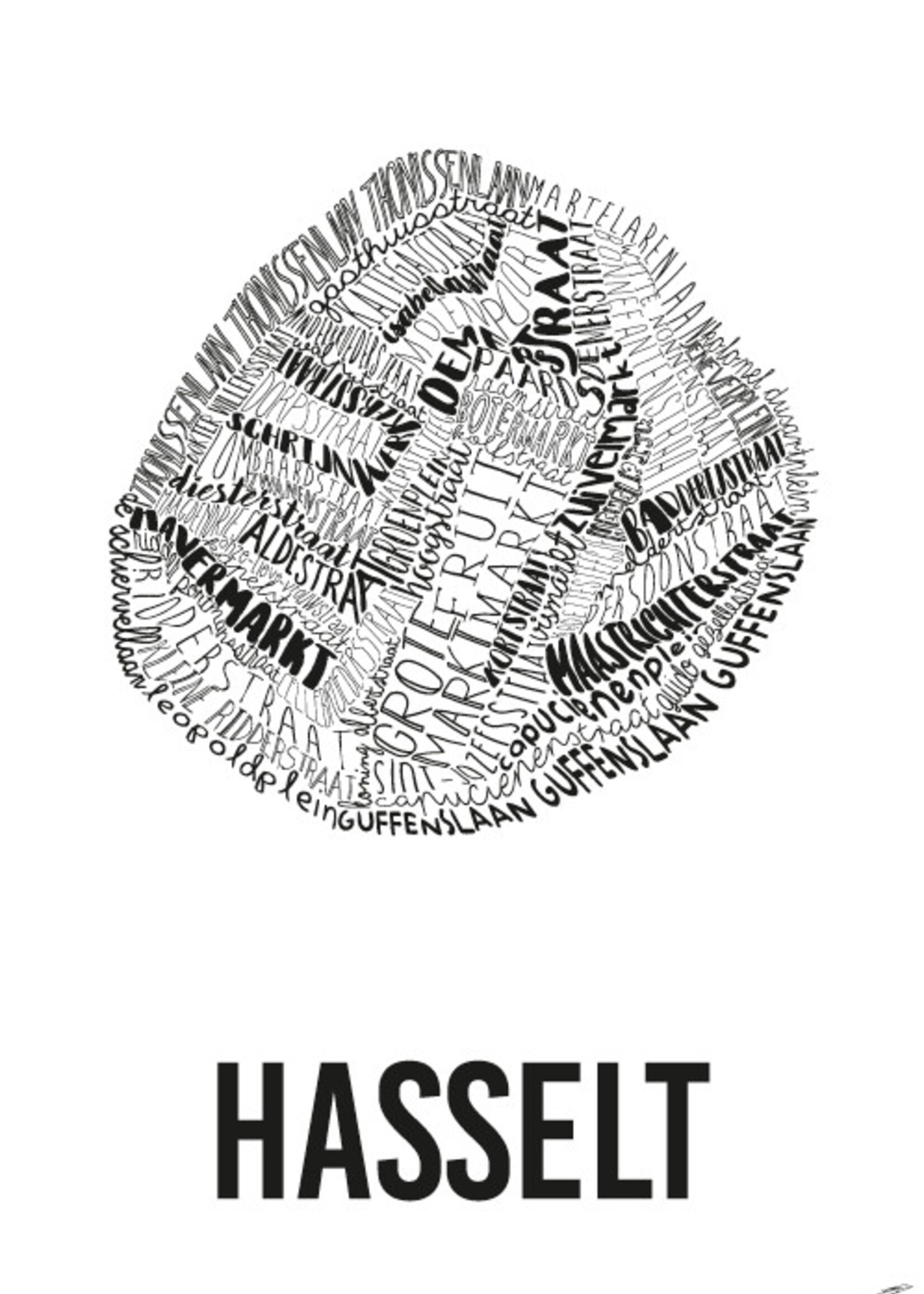 POSTER - Hasselt (70x100cm)