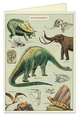 VINTAGE WENSKAART - Dinosaurussen