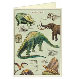 VINTAGE WENSKAART - Dinosaurussen