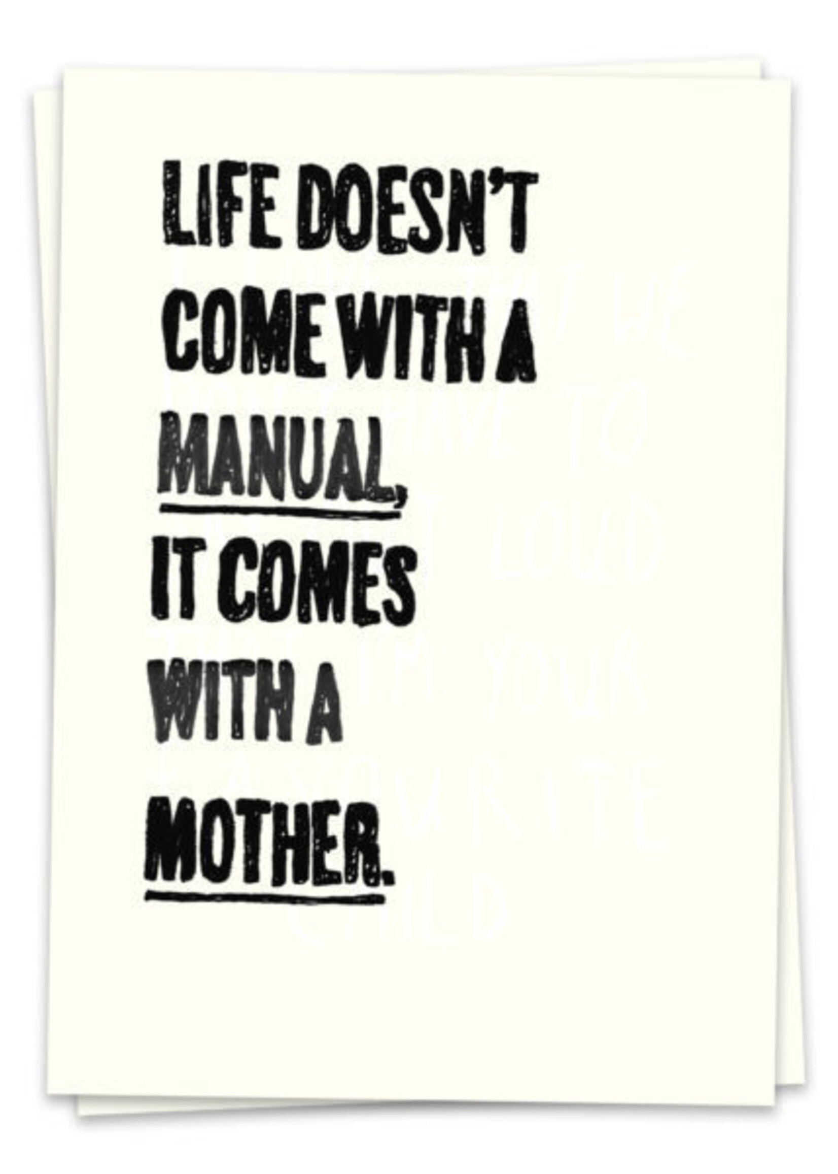KAART BLANCHE - Mom Love - Life Doesn't Come with a Manual