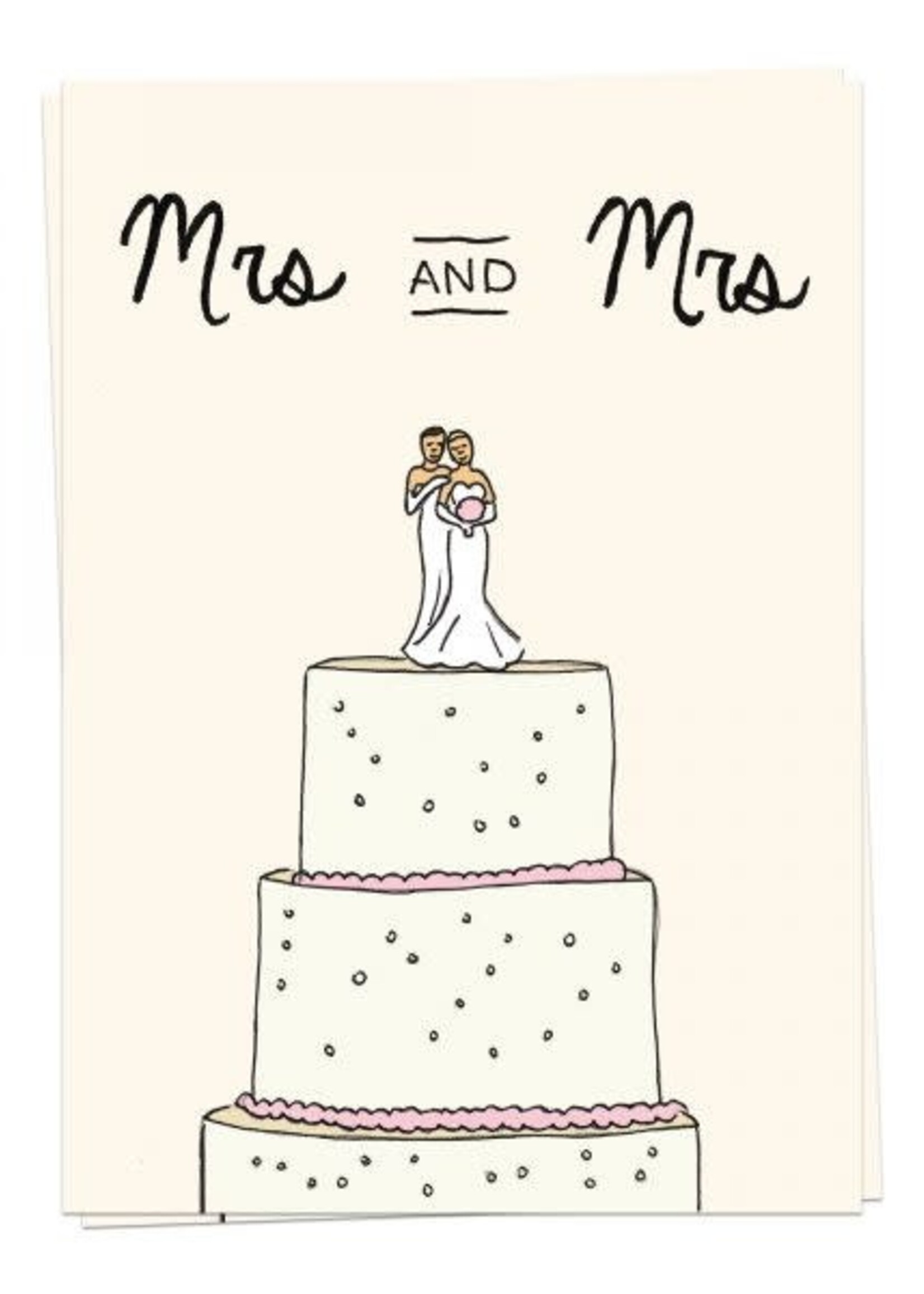 KAART BLANCHE - Mrs and Mrs Wedding Cake