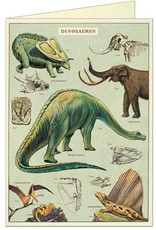 VINTAGE WENSKAART - Dinosaurussen