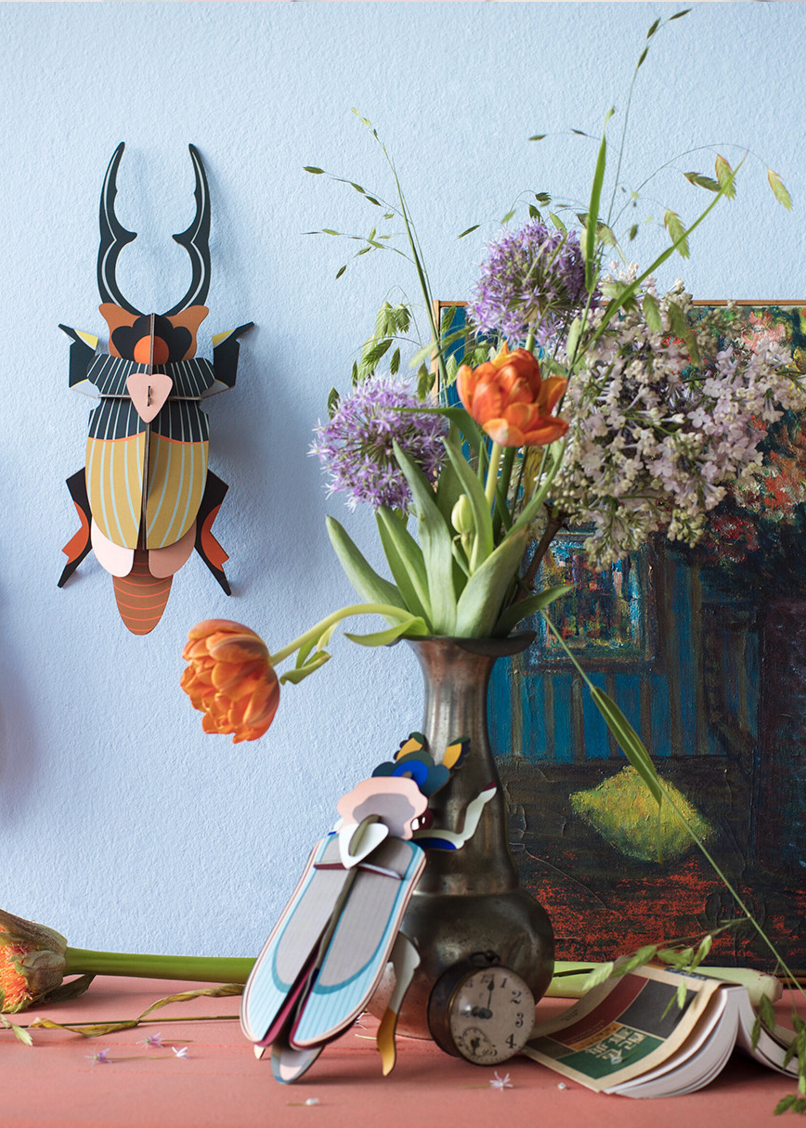 DIY WALL DECORATION - Rhinoceros Beetle