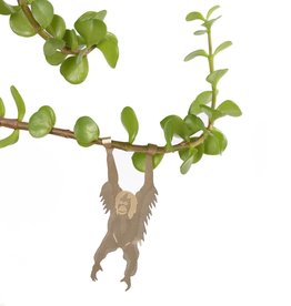 GOLDEN PLANT HANGER - Orangutan