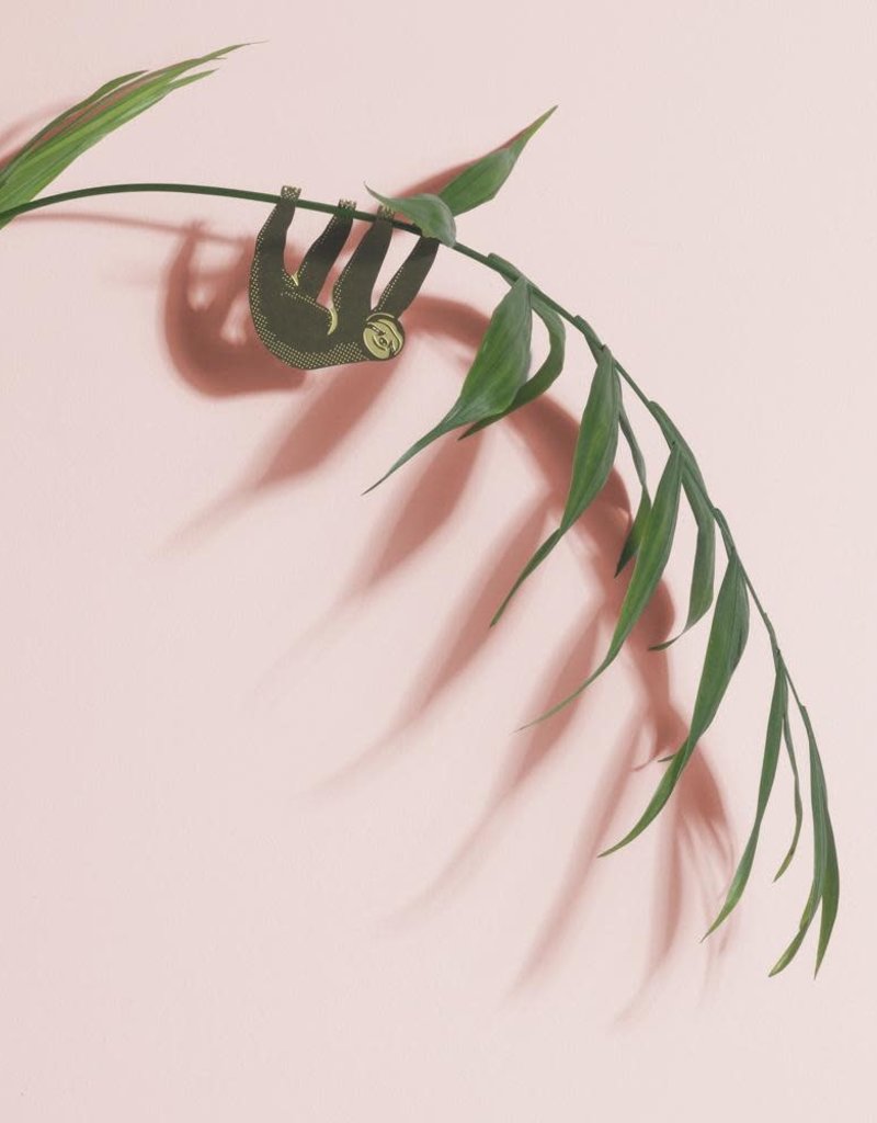 GOUDEN PLANTENHANGER - Luiaard