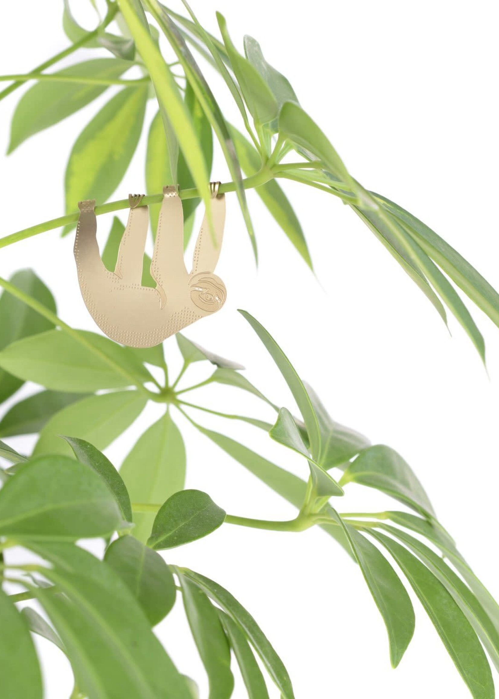GOUDEN PLANTENHANGER - Luiaard