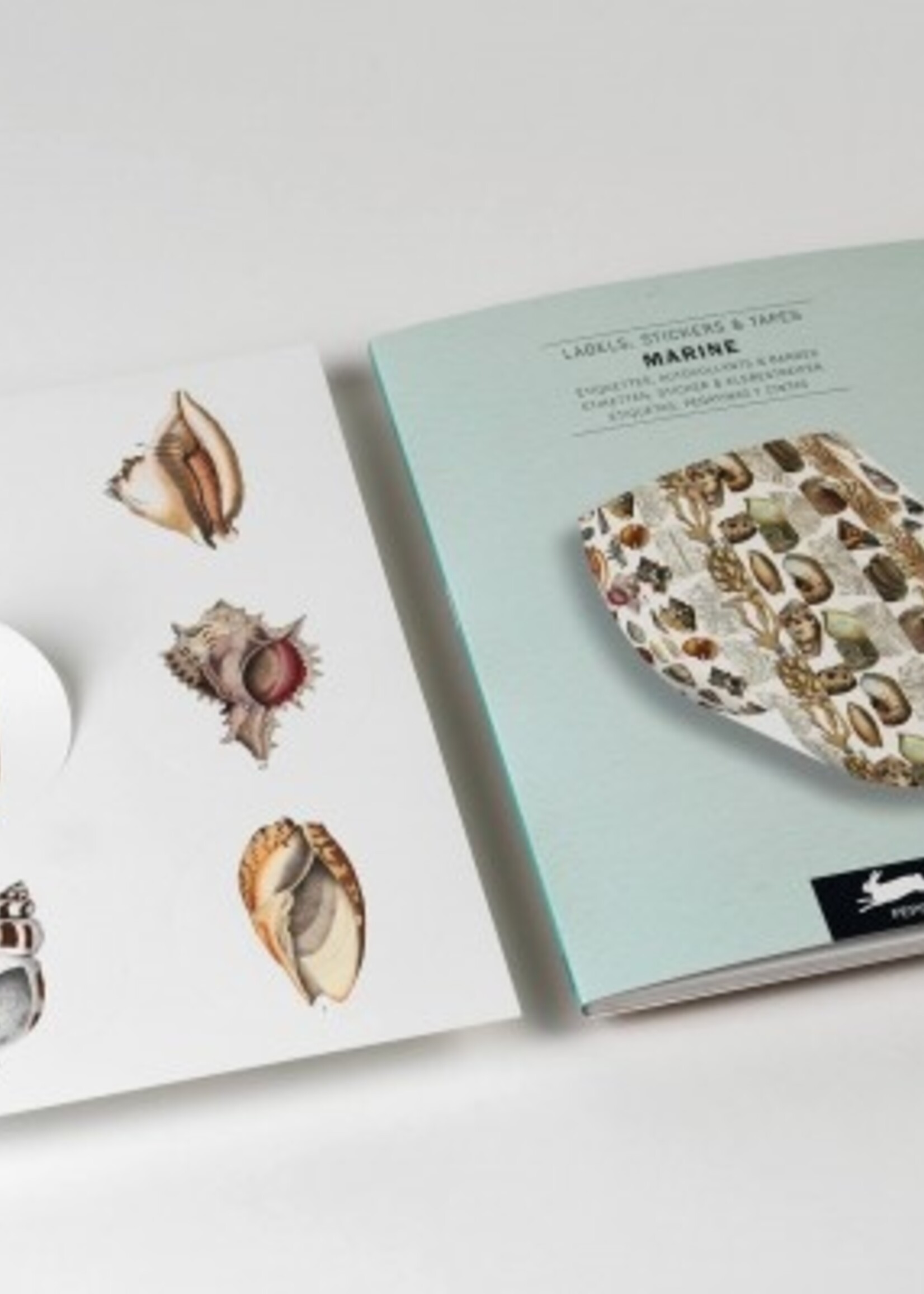 The Pepin Press LABEL & STICKER BOOK - Marine