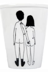 PORCELAIN MUG - Naked Couple Back