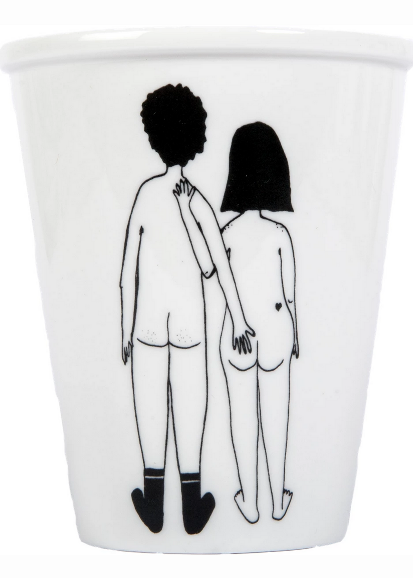 TASSE EN PORCELAINE - Naked Couple Back
