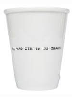 TASSE EN PORCELAINE - o, wat zie ik je graag