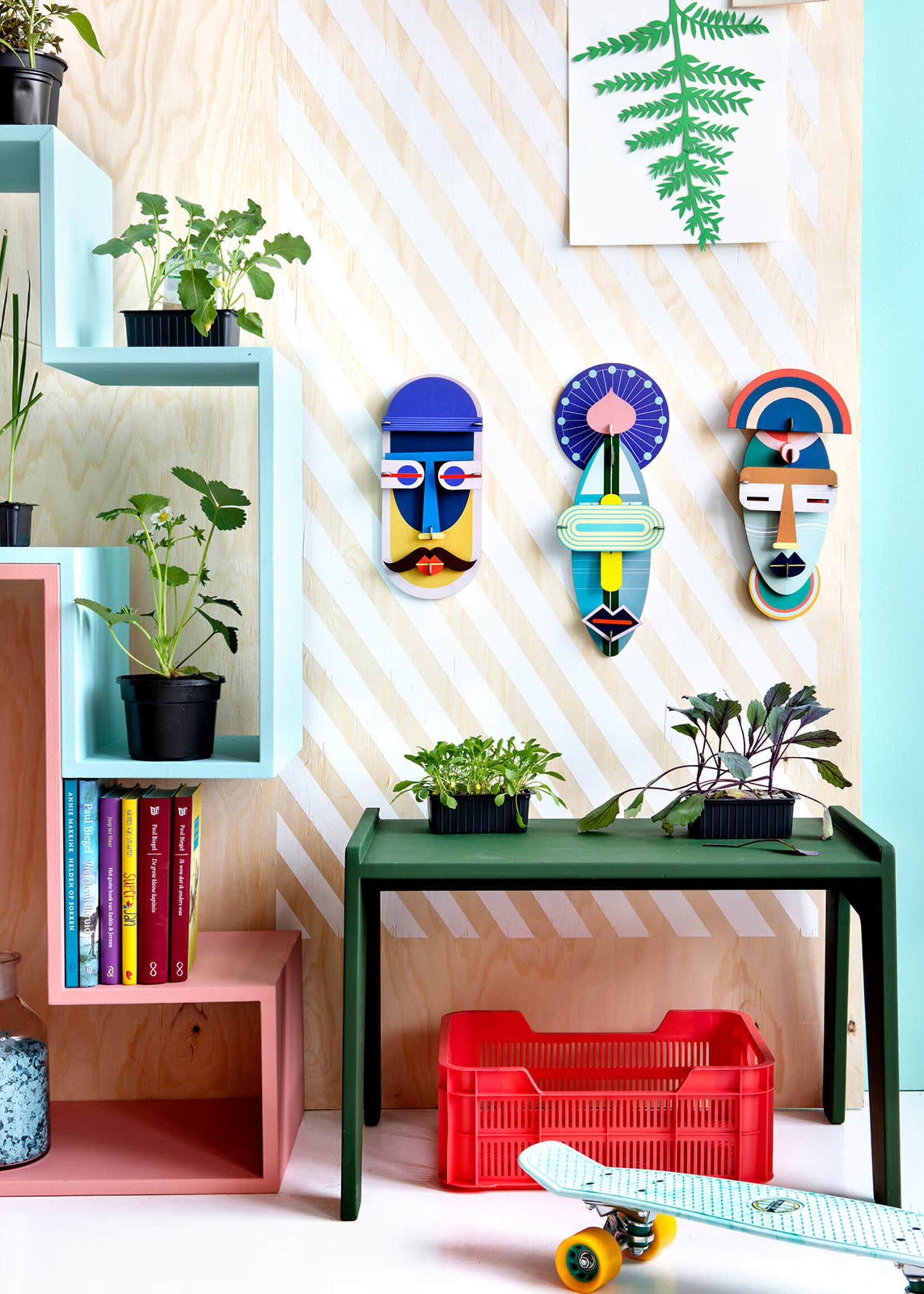 DIY WALL DECORATION - Mask - Brooklyn