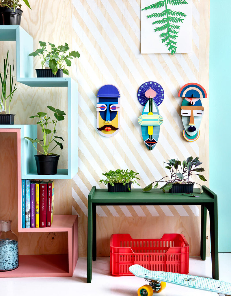 DIY WANDDECORATIE - Masker - Brooklyn