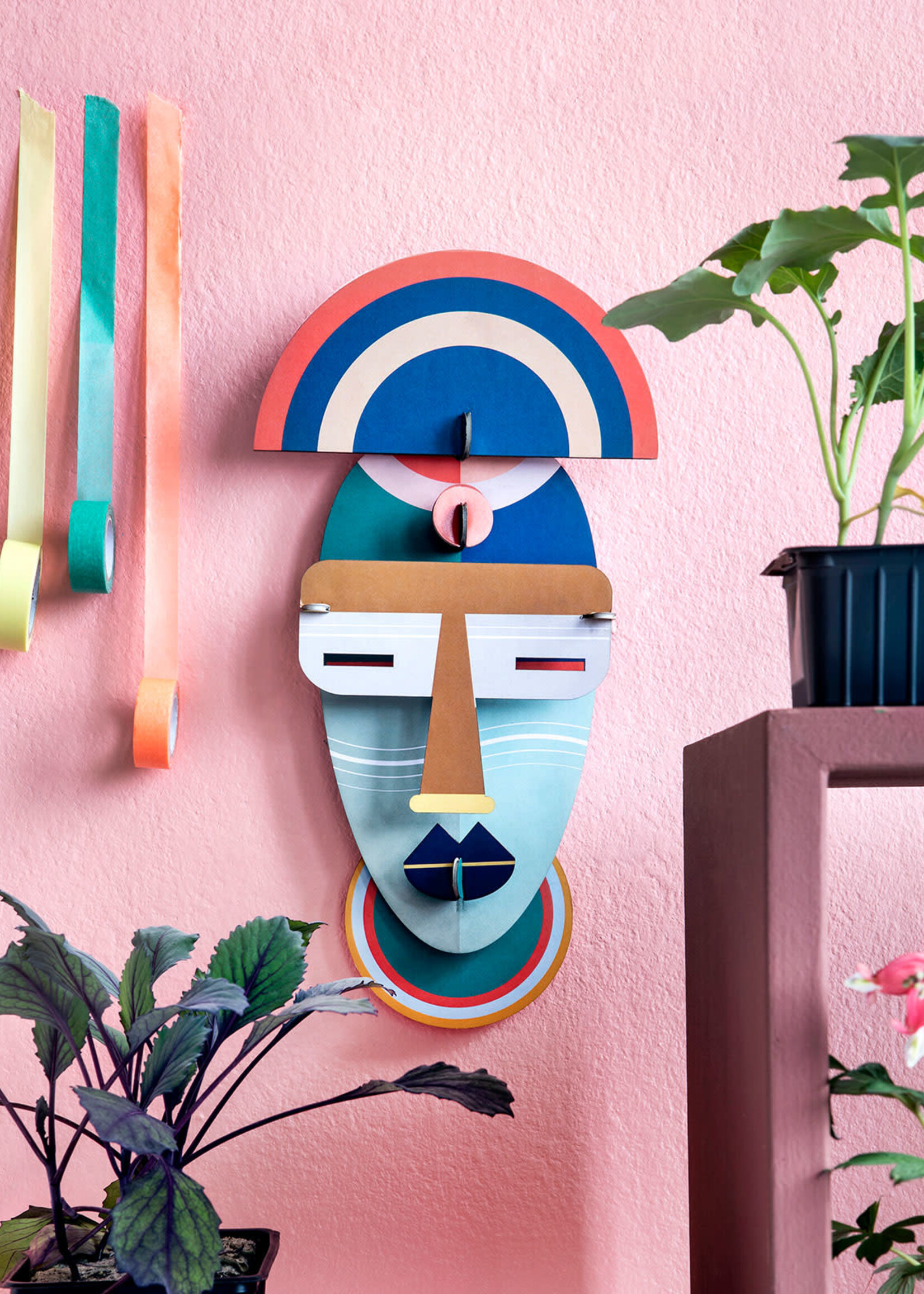 DIY DECORATION MURAL - Masque - Brooklyn