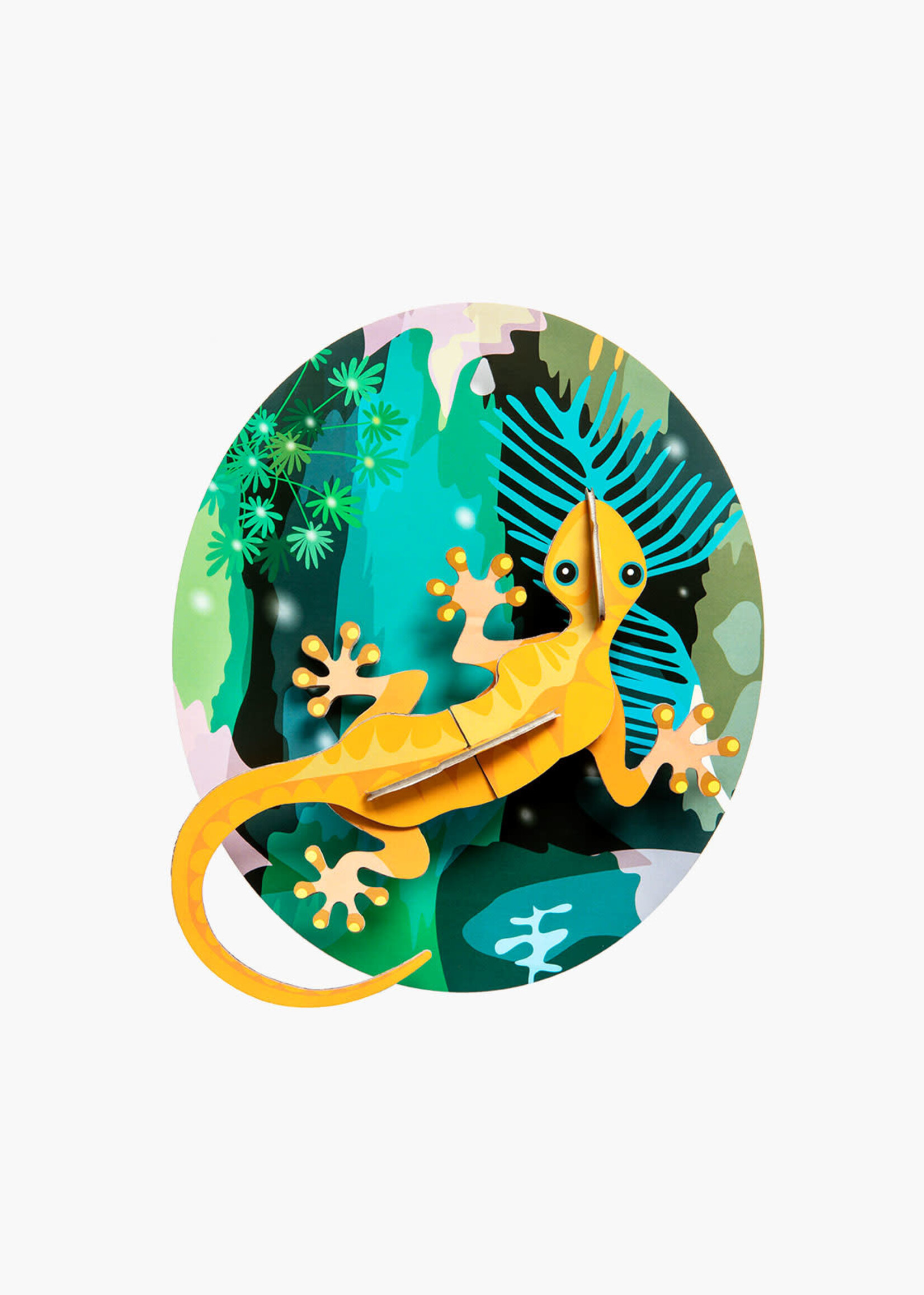 DIY DECORATION MURAL - Jungle Gecko