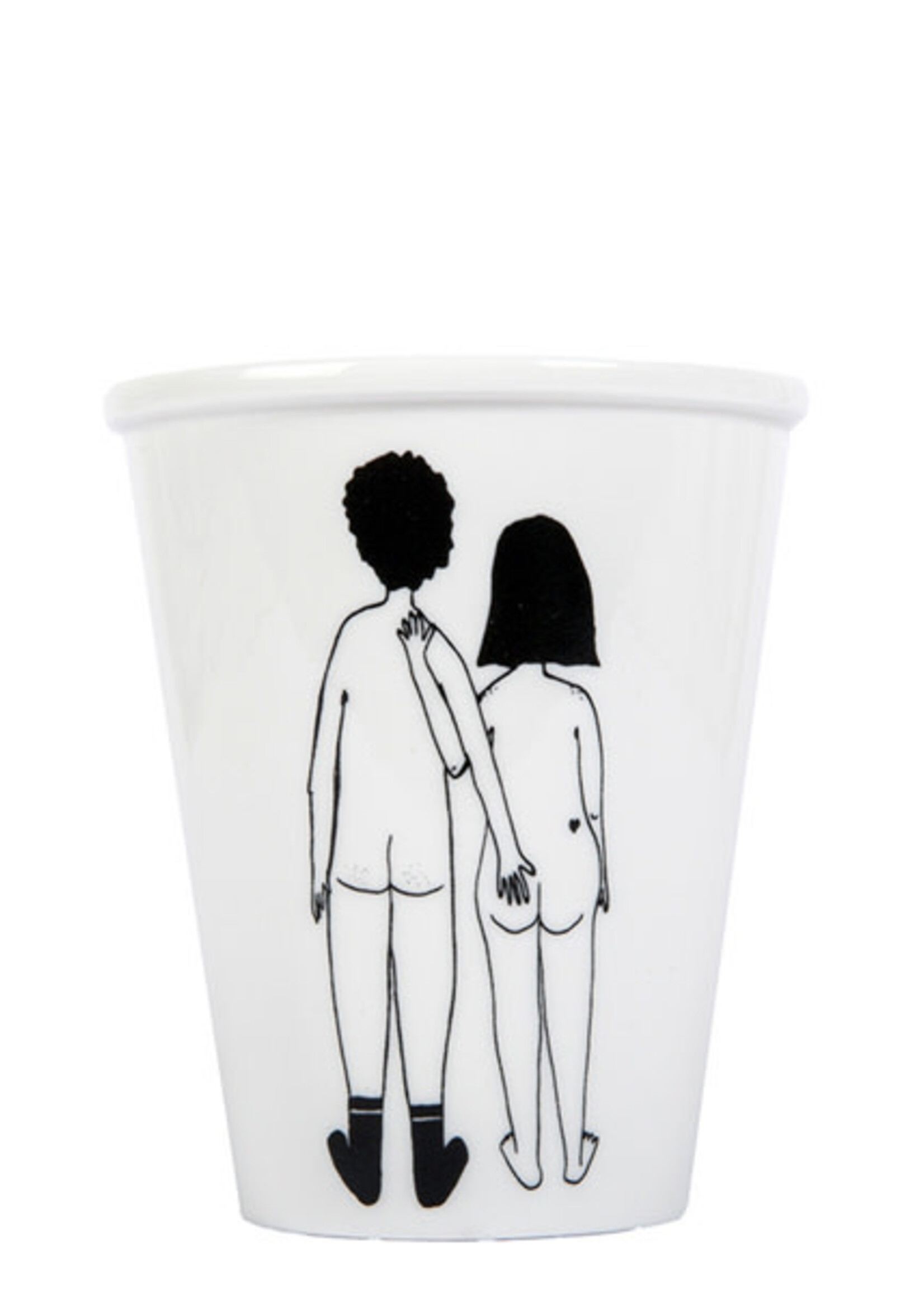 TASSE EN PORCELAINE - Naked Couple Back