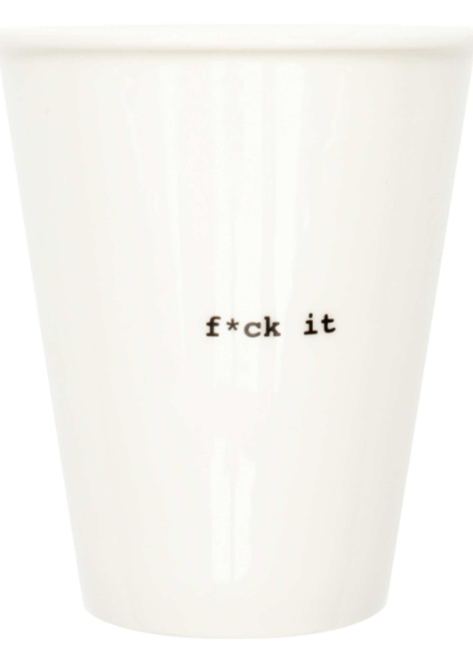 PORCELAIN MUG - f*ck it