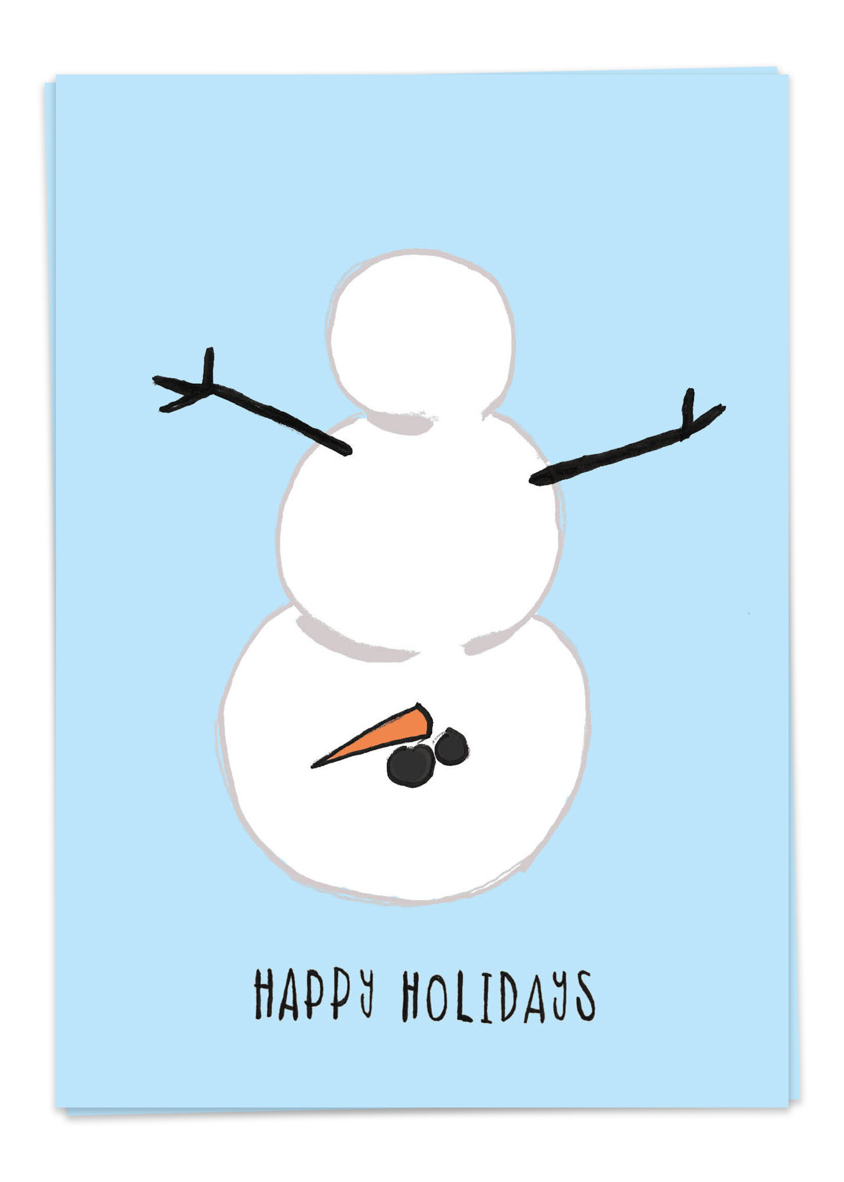 KAART BLANCHE - Xmas - Naughty Snowman
