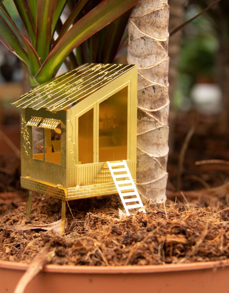 Mini-boomhut voor planten