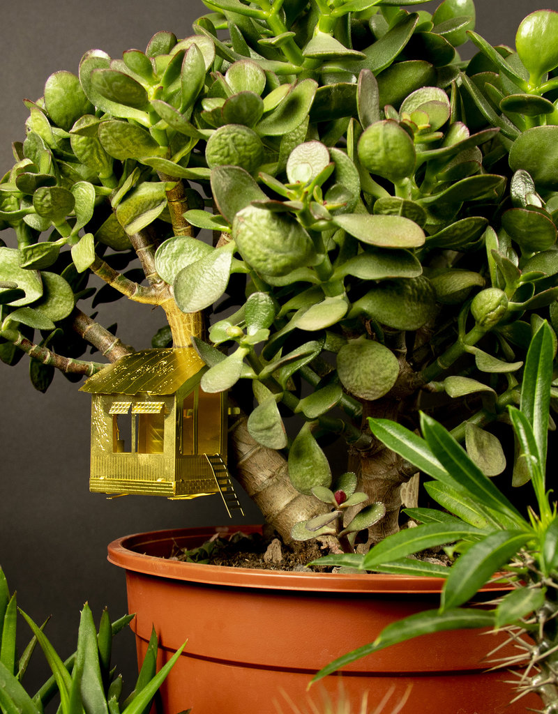 Mini-boomhut voor planten
