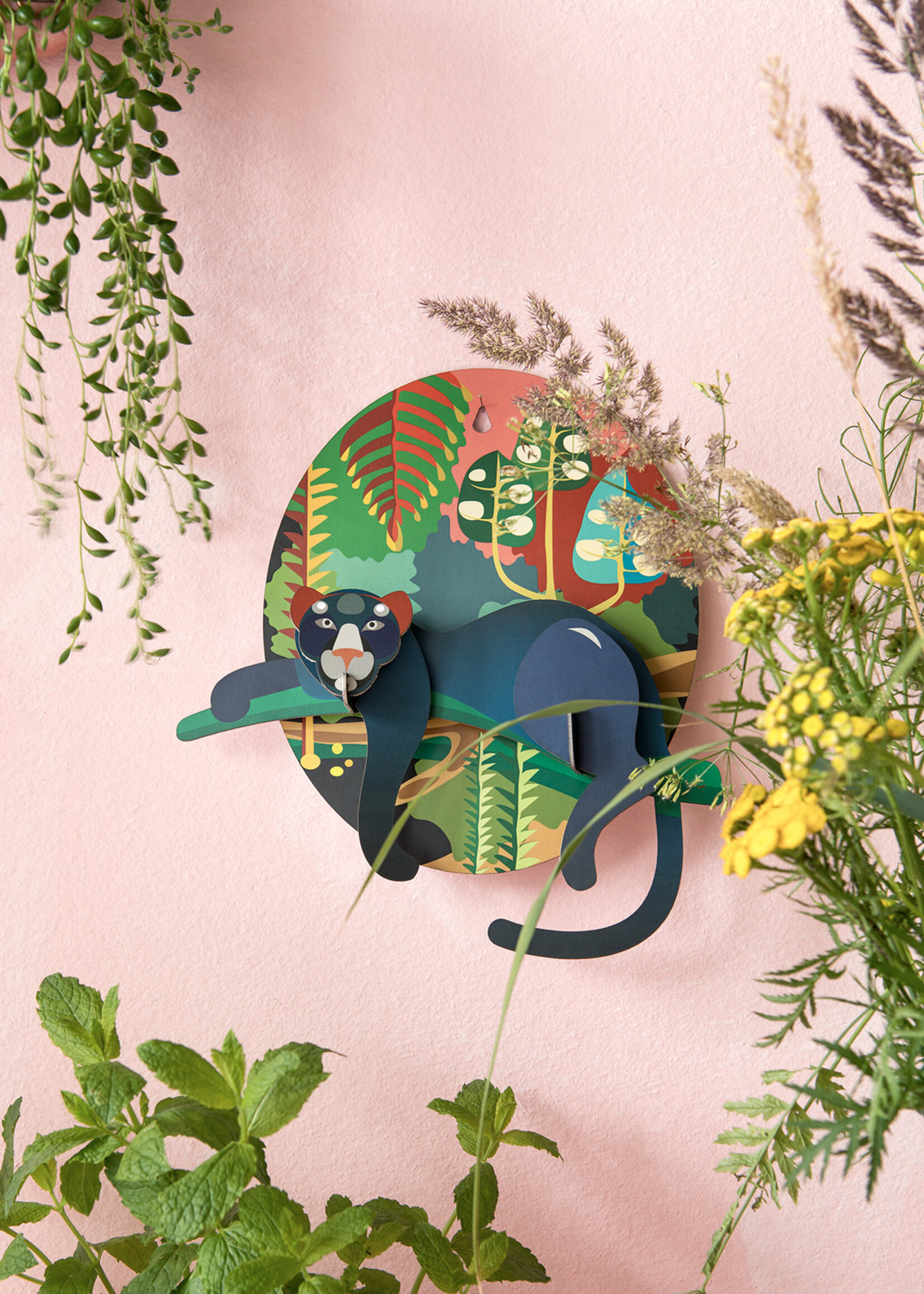 DIY DECORATION MURAL - Jungle Puma