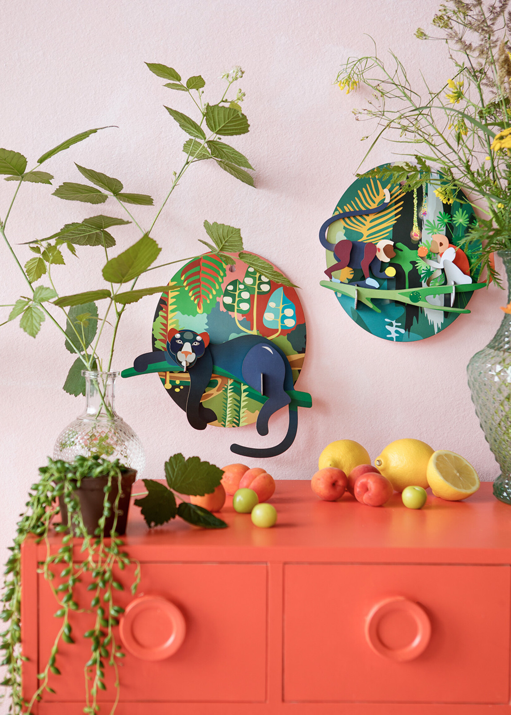 DIY DECORATION MURAL - Jungle Puma