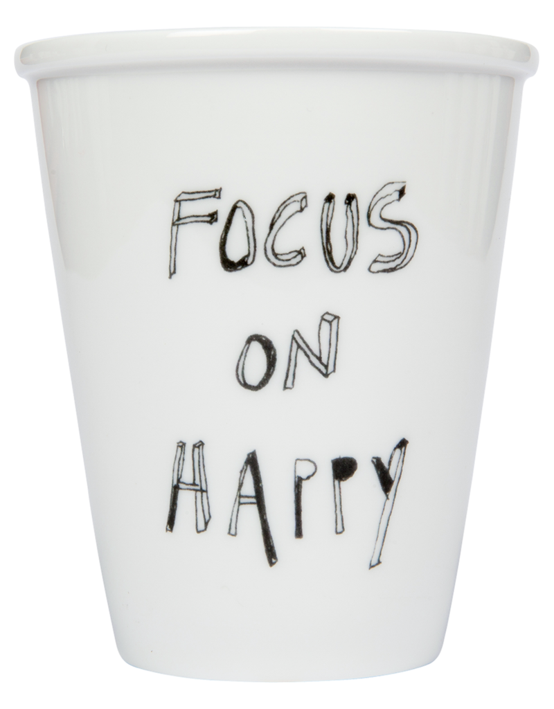 TASSE EN PORCELAINE - Focus on Happy