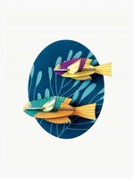 DIY WALL DECORATION - Spanish Hogfish