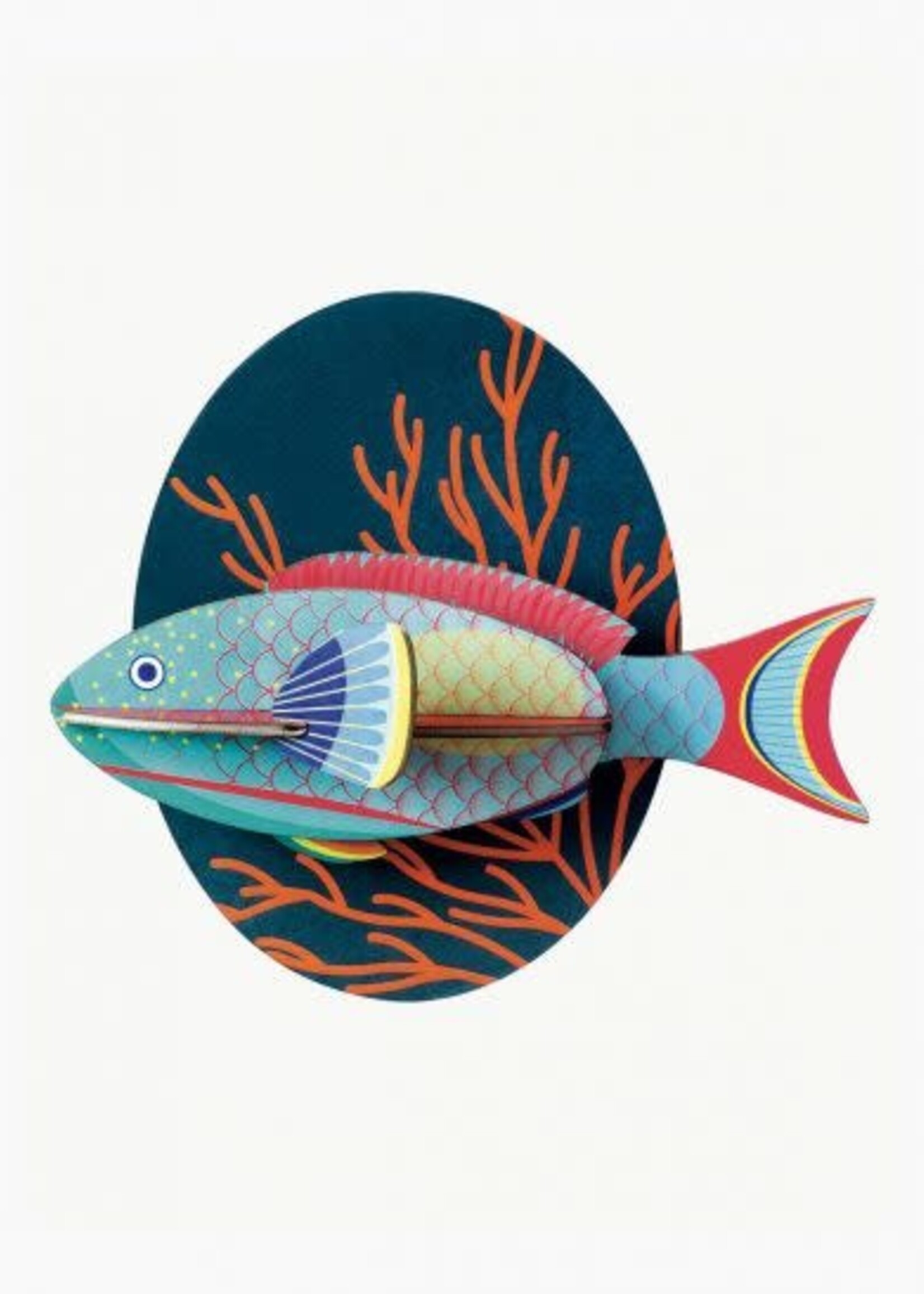 DIY DECORATION MURAL - Poisson-Perroquet