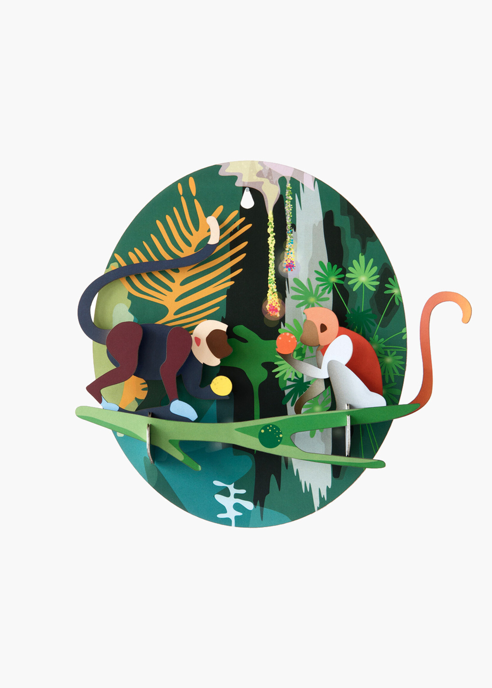 DIY DECORATION MURAL - Jungle Monkeys