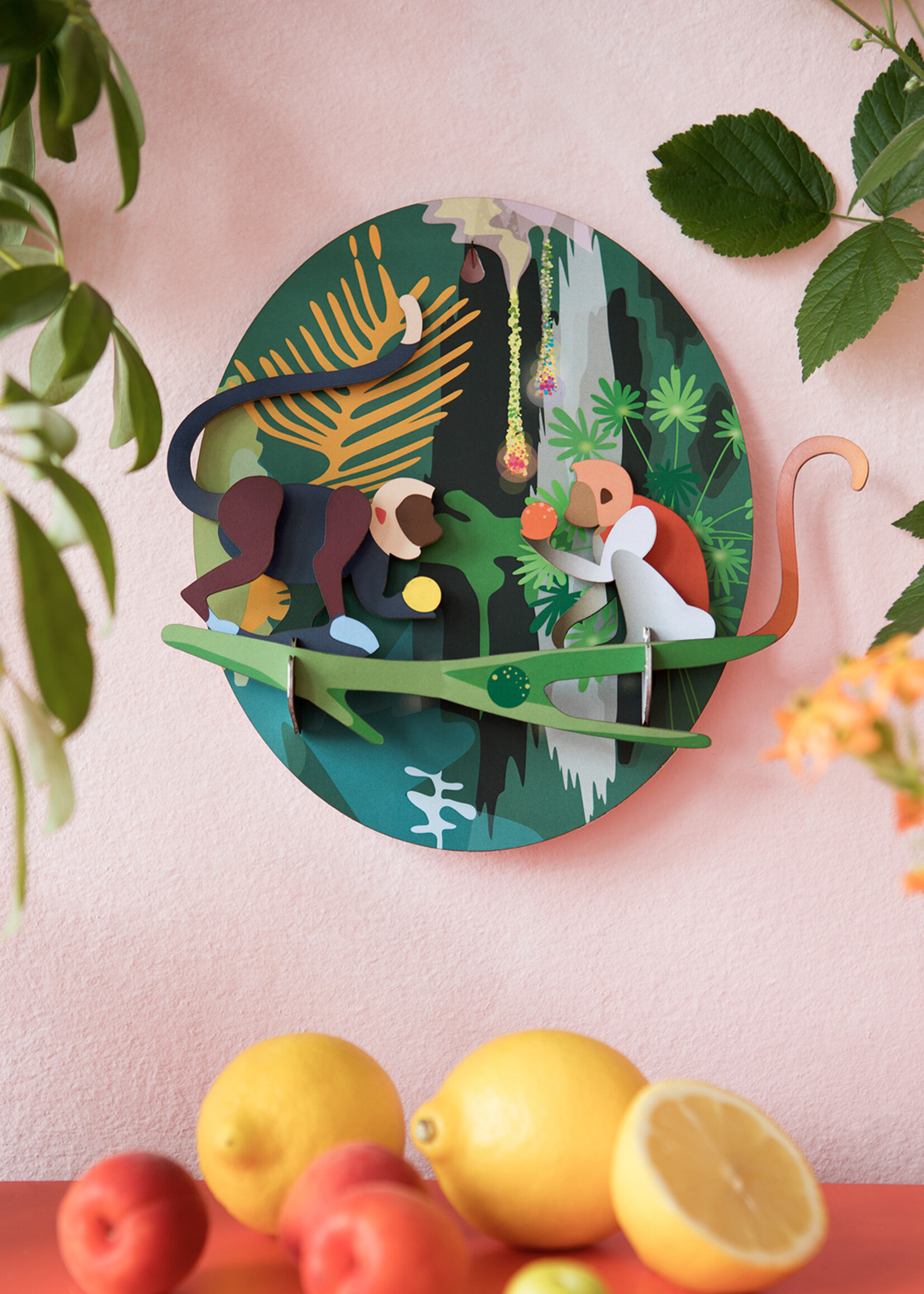 DIY WANDDECORATIE - Jungle Monkeys
